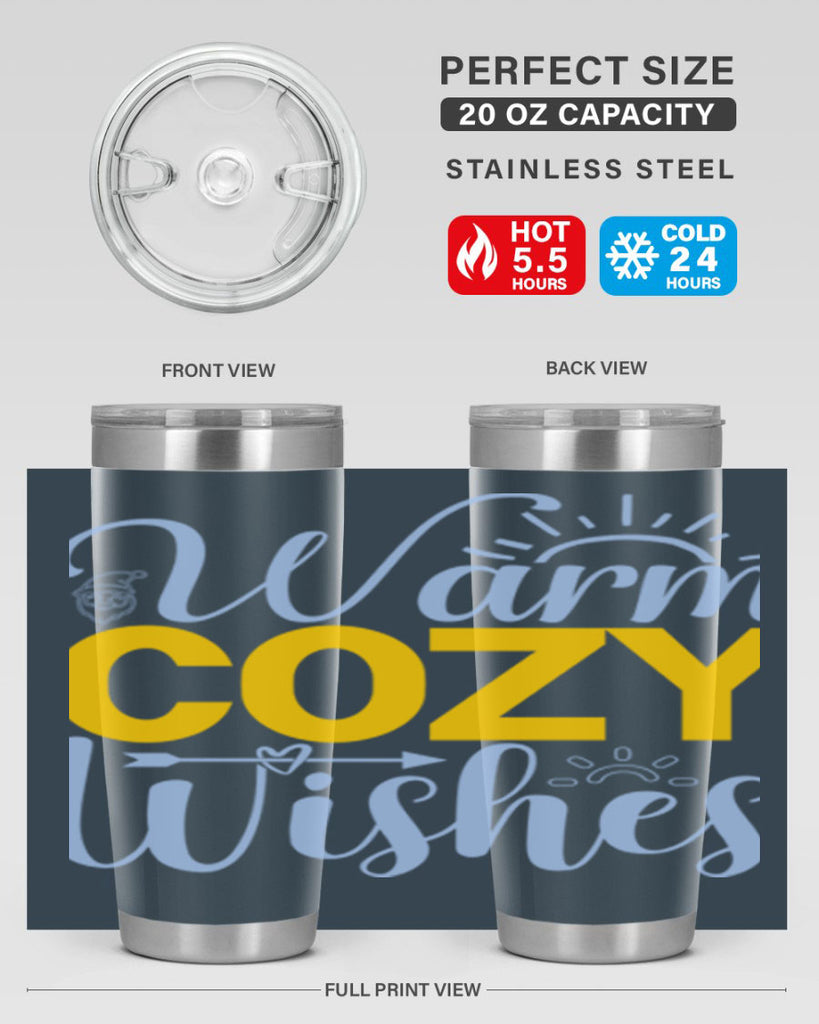 Warm cozy wishes447#- winter- Tumbler