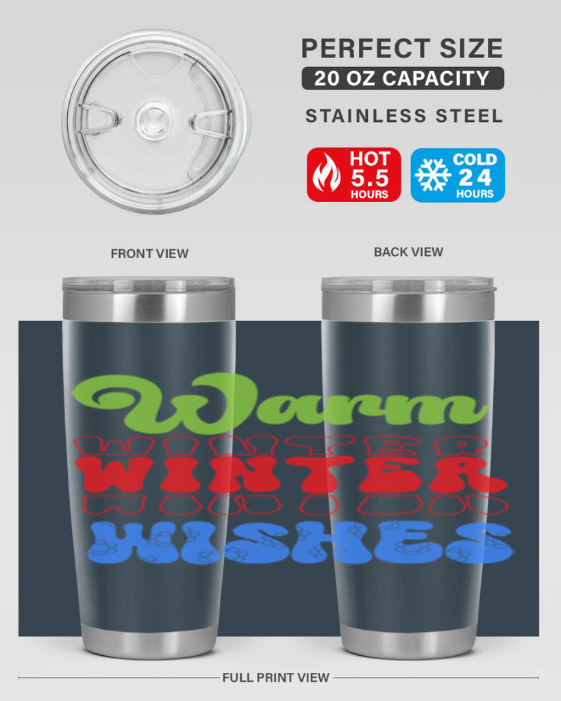 Warm winter wishes 458#- winter- Tumbler