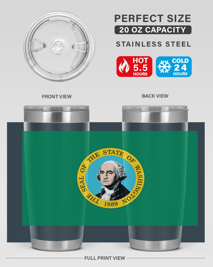 Washington 4#- stateflags- Tumbler