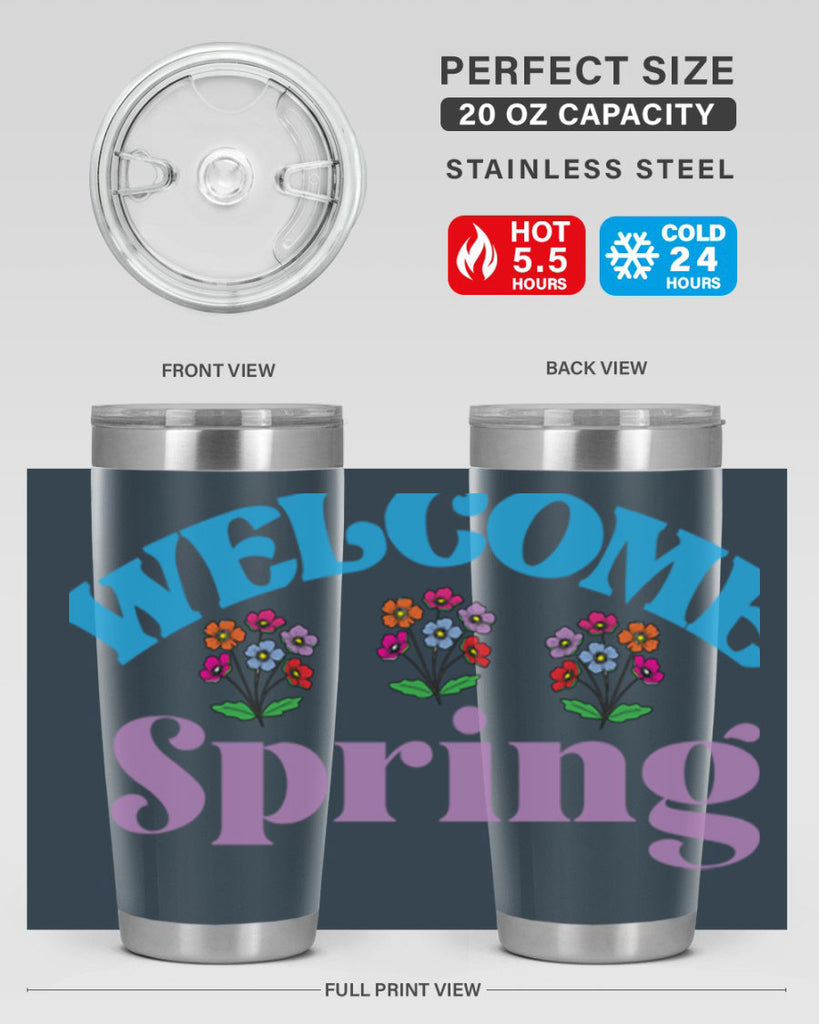 Welcome Spring  600#- spring- Tumbler