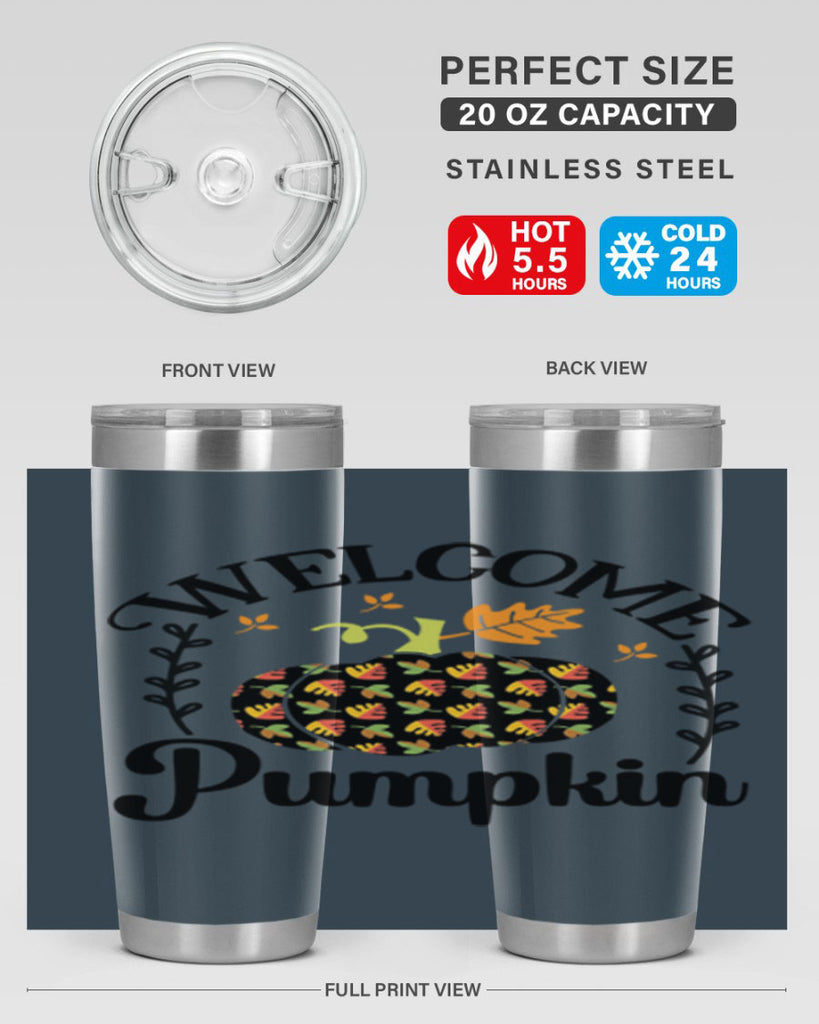 Welcomepumpkin 640#- fall- Tumbler