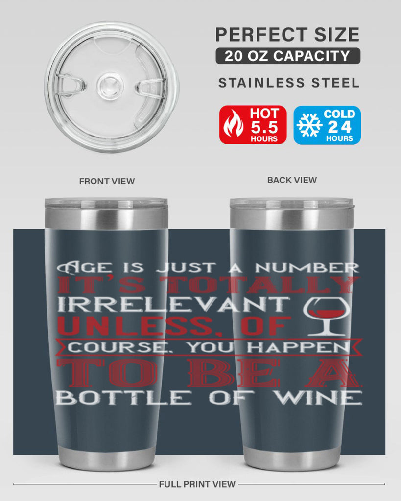age is just a number its totaly 92#- wine- Tumbler