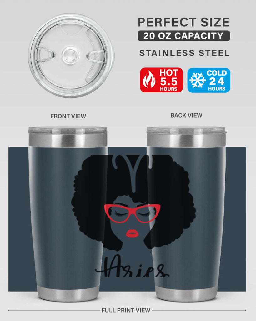 aries 122#- zodiac- Tumbler