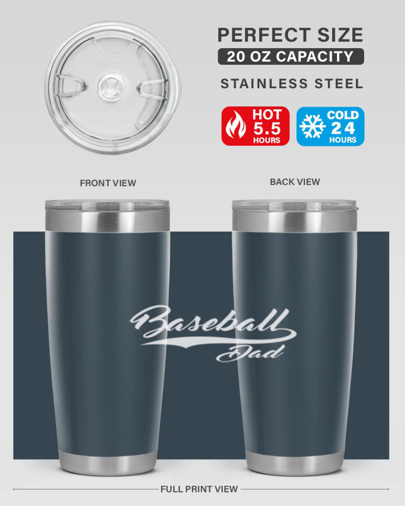 baseball dadi 50#- dad- Tumbler