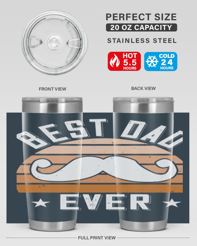 best dad ever 124#- fathers day- Tumbler