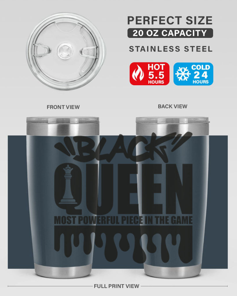 black queen 213#- black words phrases- Cotton Tank