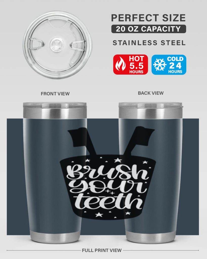 brush your teeth 45#- bathroom- Tumbler