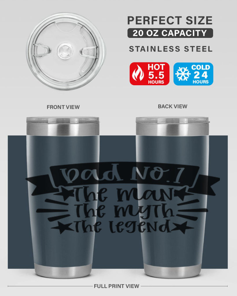 dad no the man the myth the legend 62#- fathers day- Tumbler