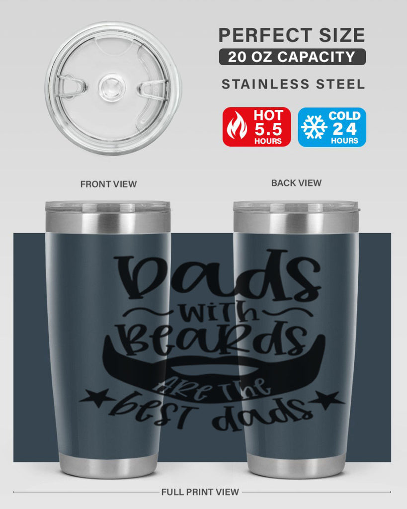 dads with beards are the best dads 53#- fathers day- Tumbler