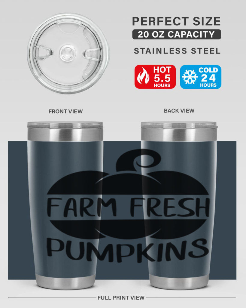 farm fresh pumpkins 174#- fall- Tumbler