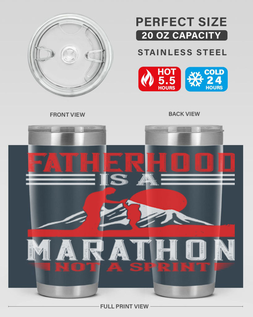 fatherhood is a marathon not a sprint 261#- fathers day- Tumbler