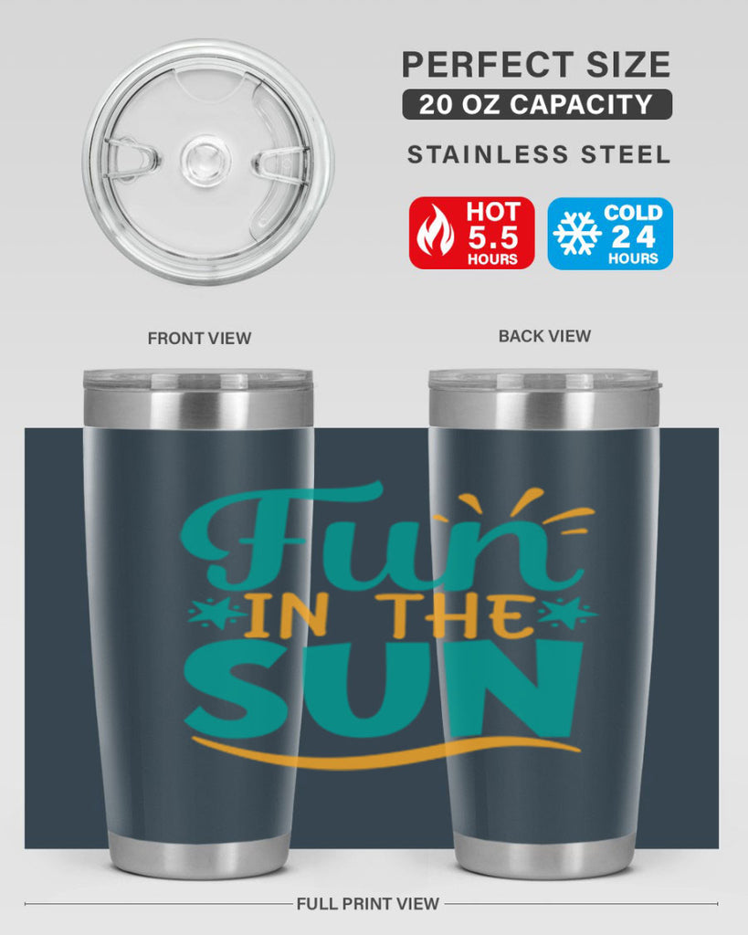 fun in the sun Style 103#- summer- Tumbler