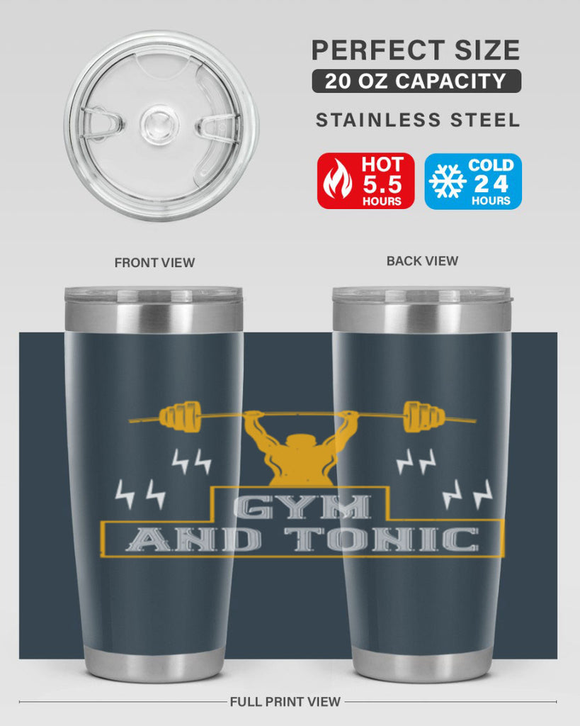 gym and tonic 100#- gym- Tumbler