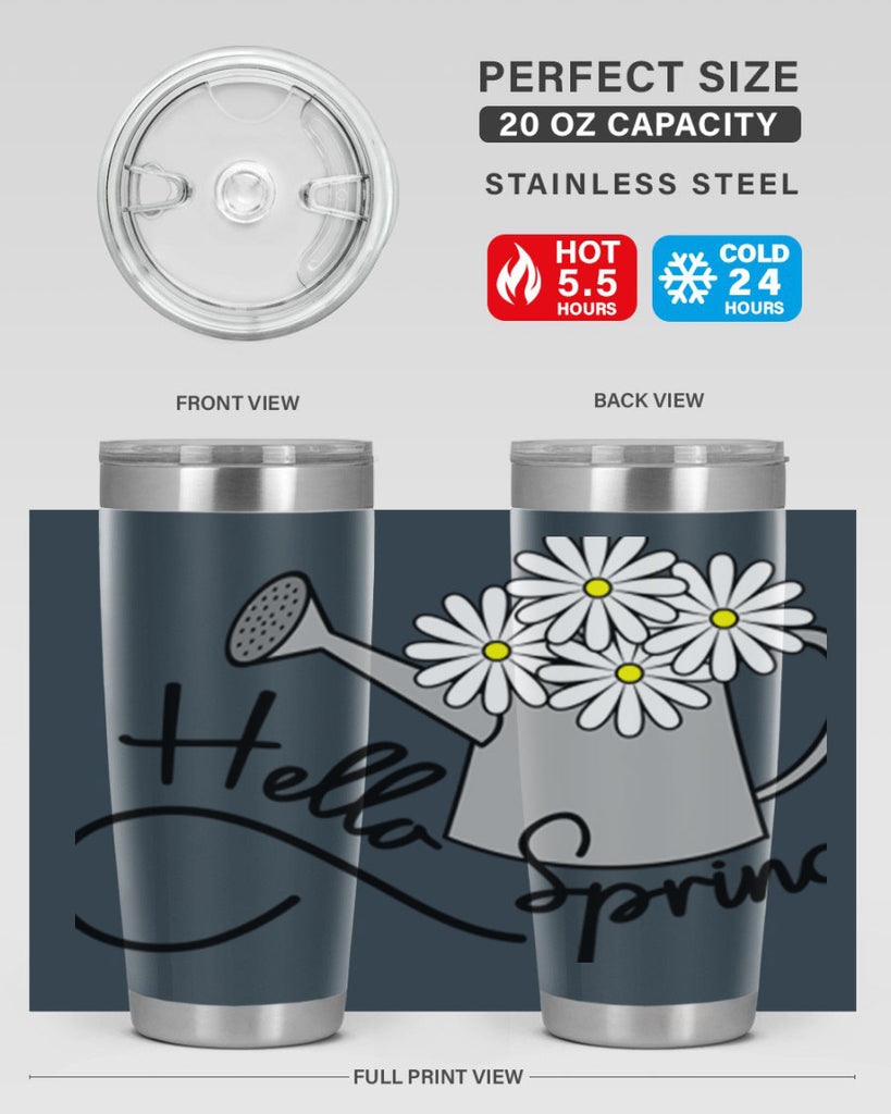 hello spring watering can208#- spring- Tumbler