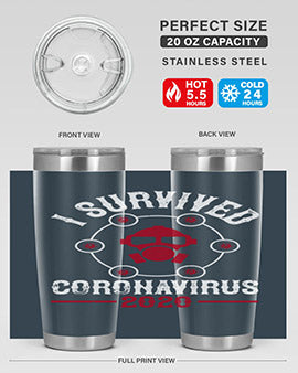 i survived coronavirus Style 32#- corona virus- Tumbler