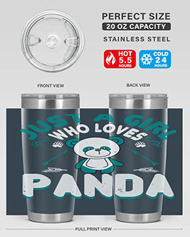 just a girl who loves panda 21#- Bears- Tumbler