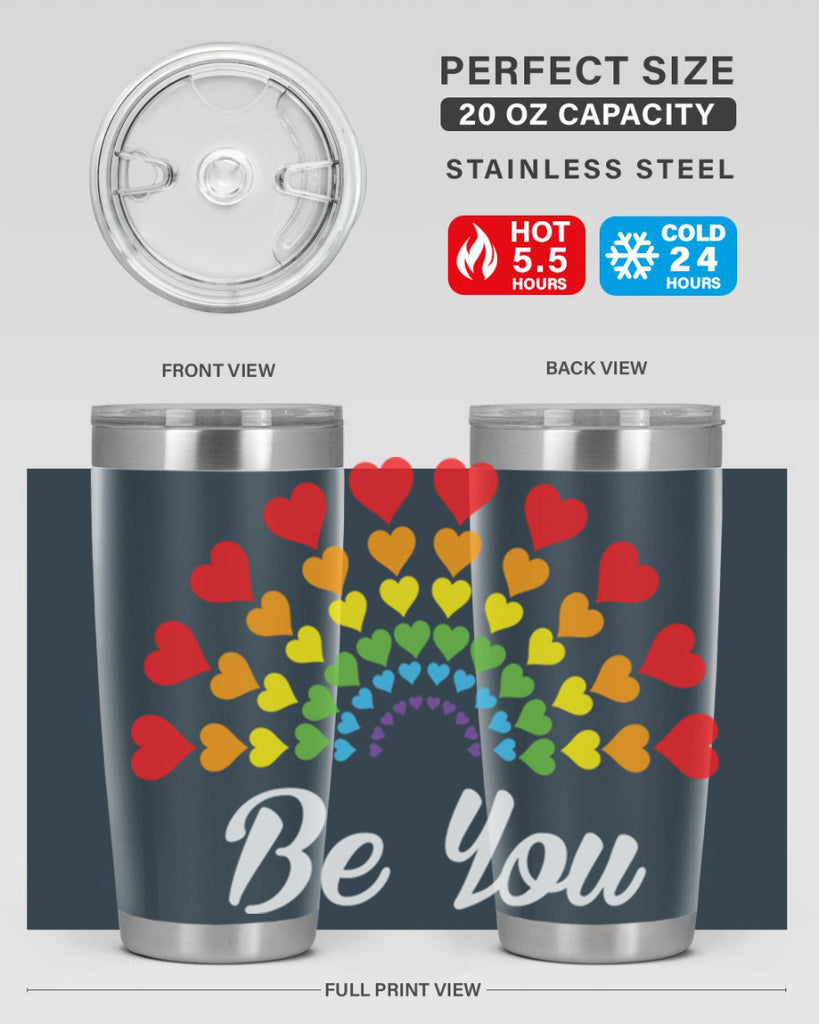 lgbtq be you rainbow heart lgbt 90#- lgbt- Tumbler
