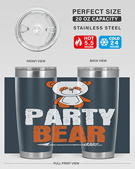 party bear 25#- Bears- Tumbler