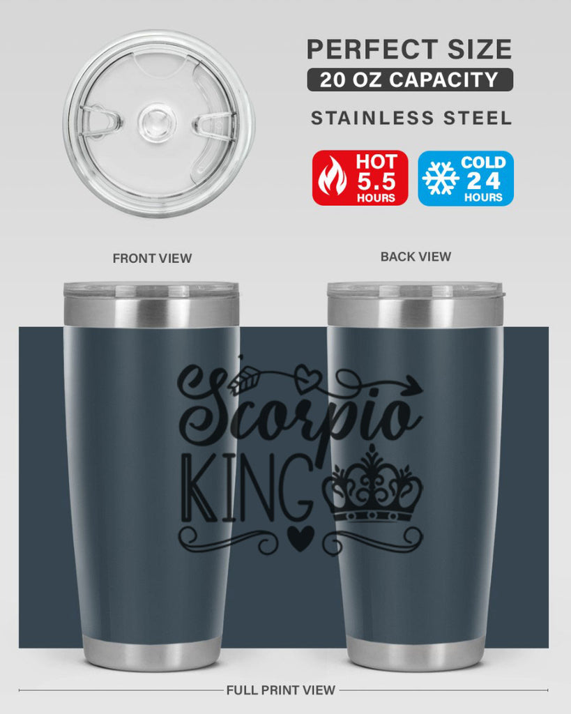scorpio king 443#- zodiac- Tumbler