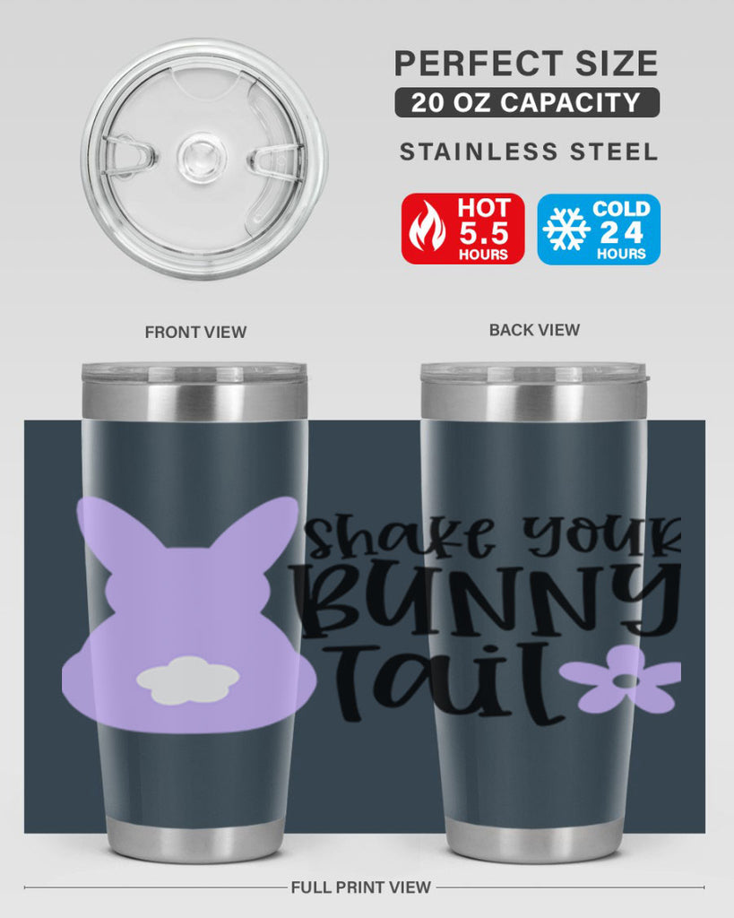 shake your bunny tail 12#- easter- Tumbler