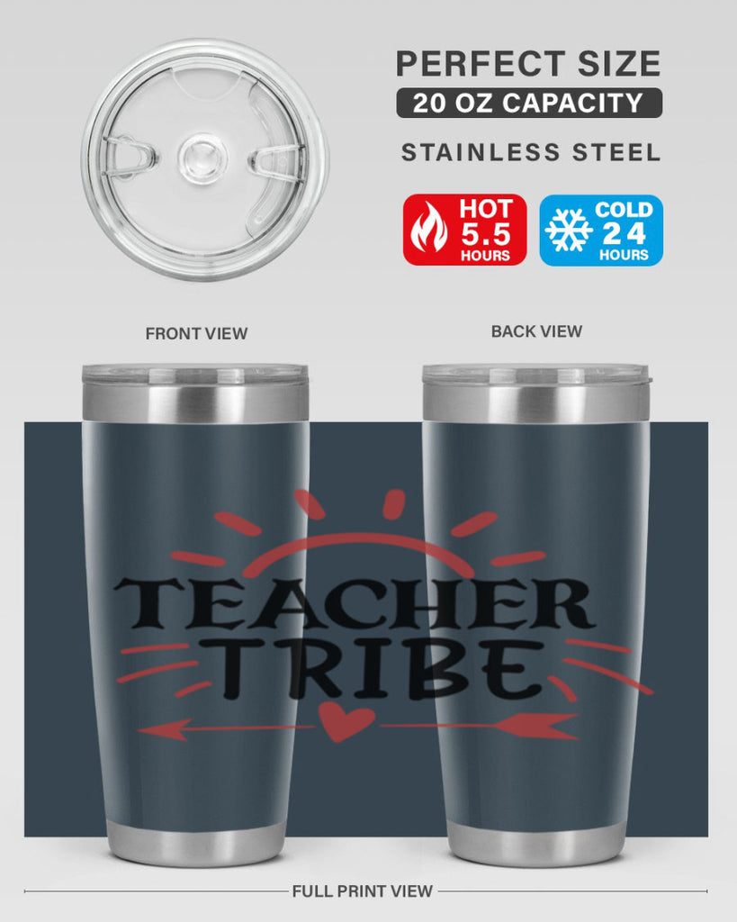 teacher tribe Style 201#- teacher- tumbler
