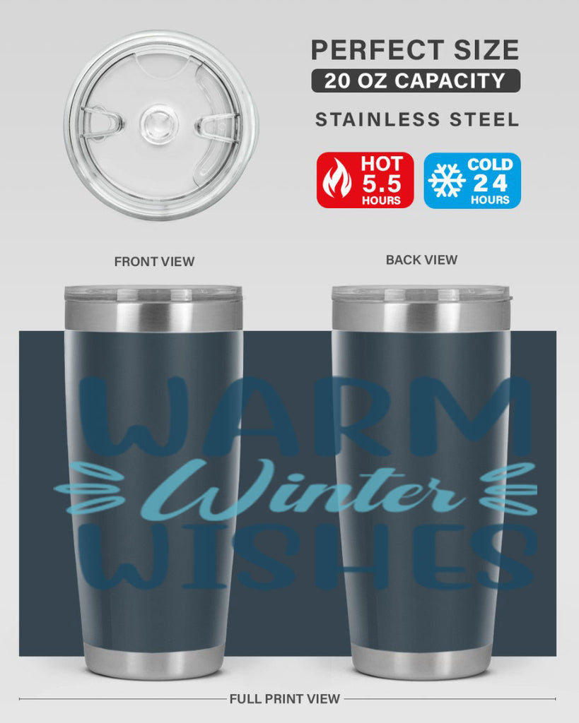 warm winter wishes 456#- winter- Tumbler