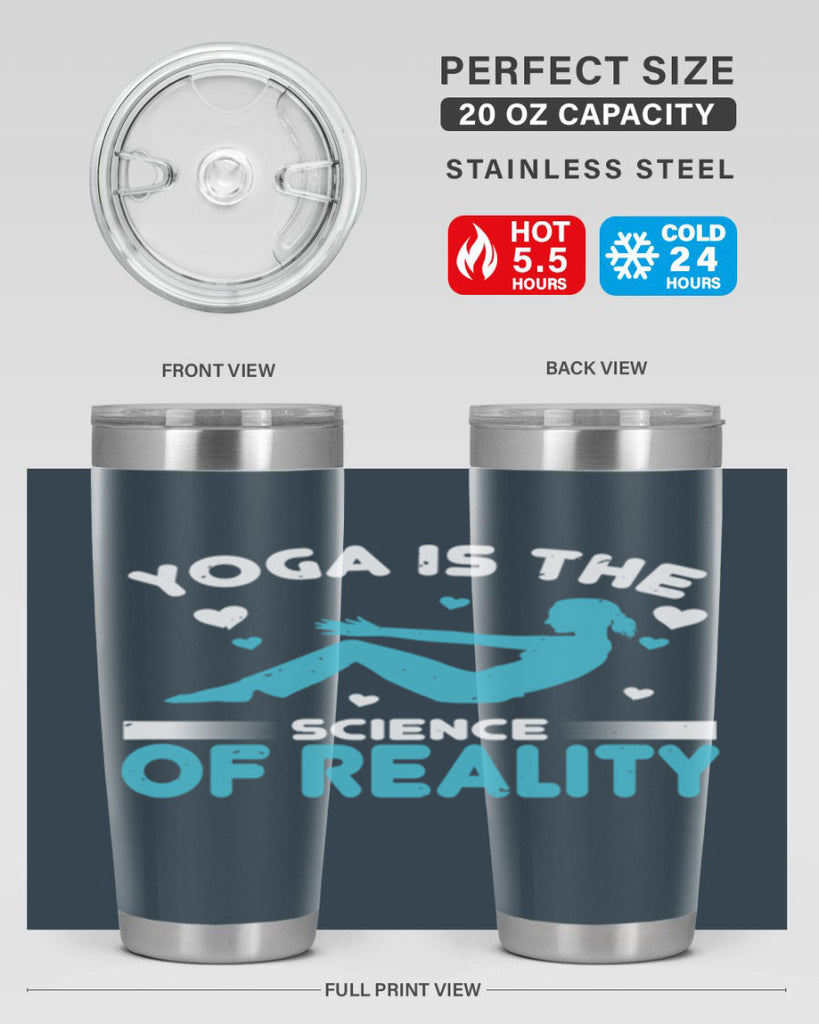 yoga is the science of reality 16#- yoga- Tumbler
