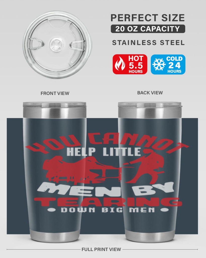 you cannot help little men Style 72#- Fourt Of July- Tumbler