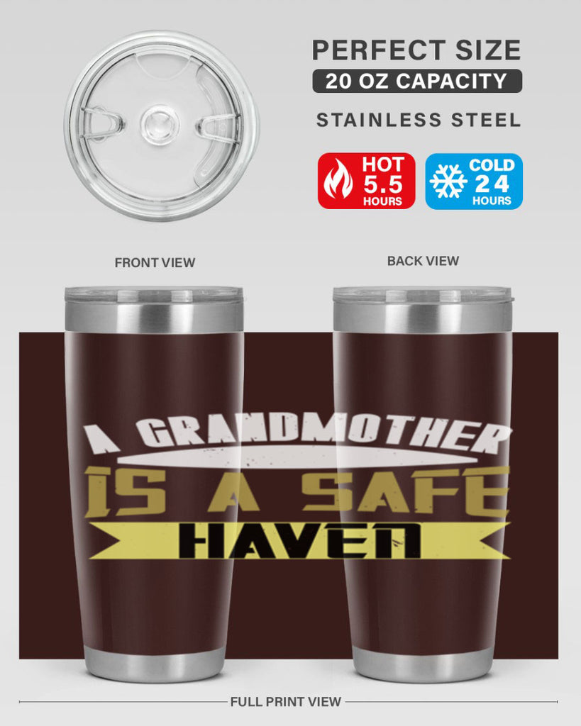 A Grandmother is a safe 41#- grandma - nana- Tumbler