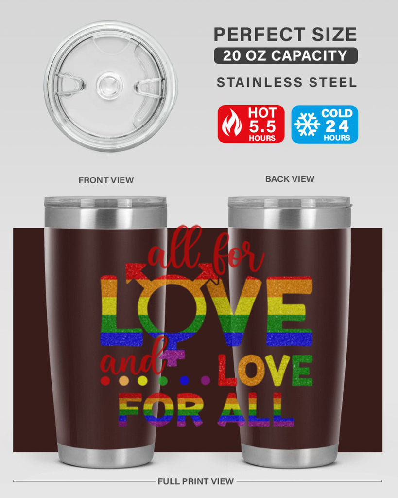 All For Love Love For All Lgbt Design 45#- lgbt- Tumbler