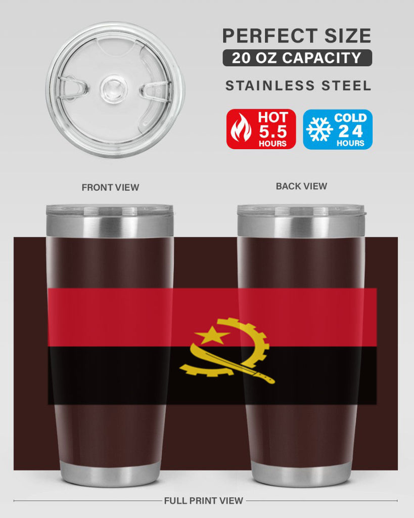 Angola 193#- world flags- Tumbler