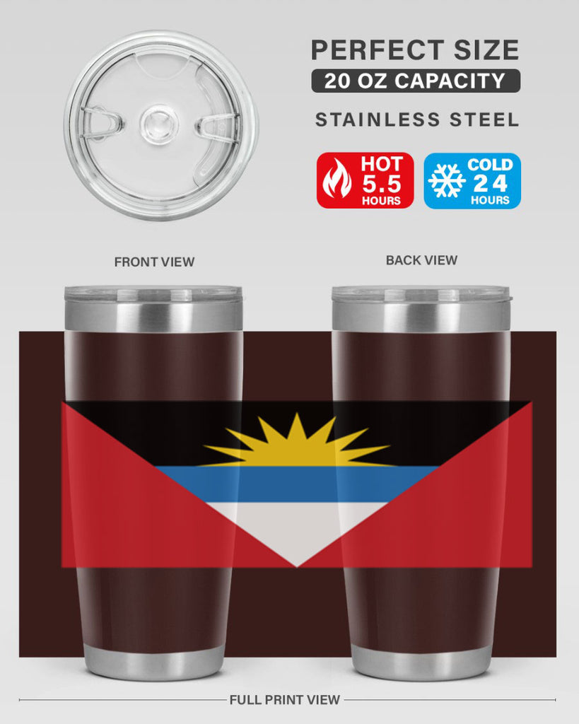 Antigua and Barbuda 192#- world flags- Tumbler