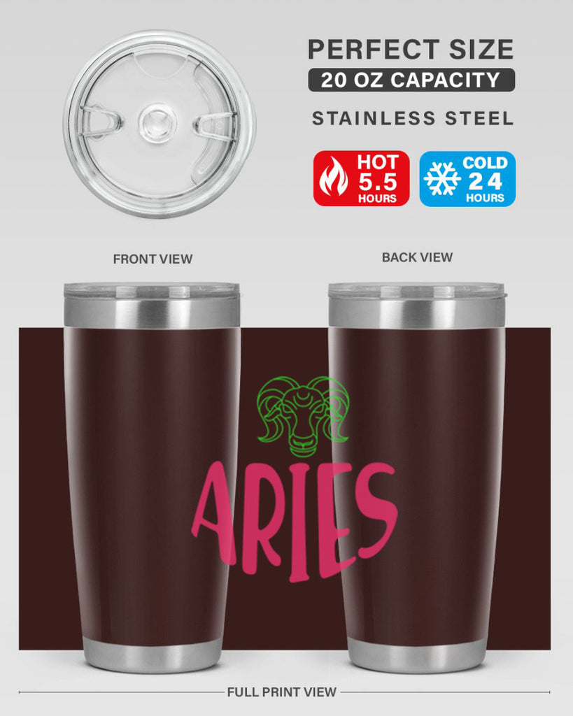 Aries 101#- zodiac- Tumbler