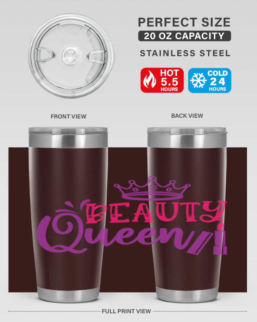 Beauty Queen Style 250#- make up- Tumbler