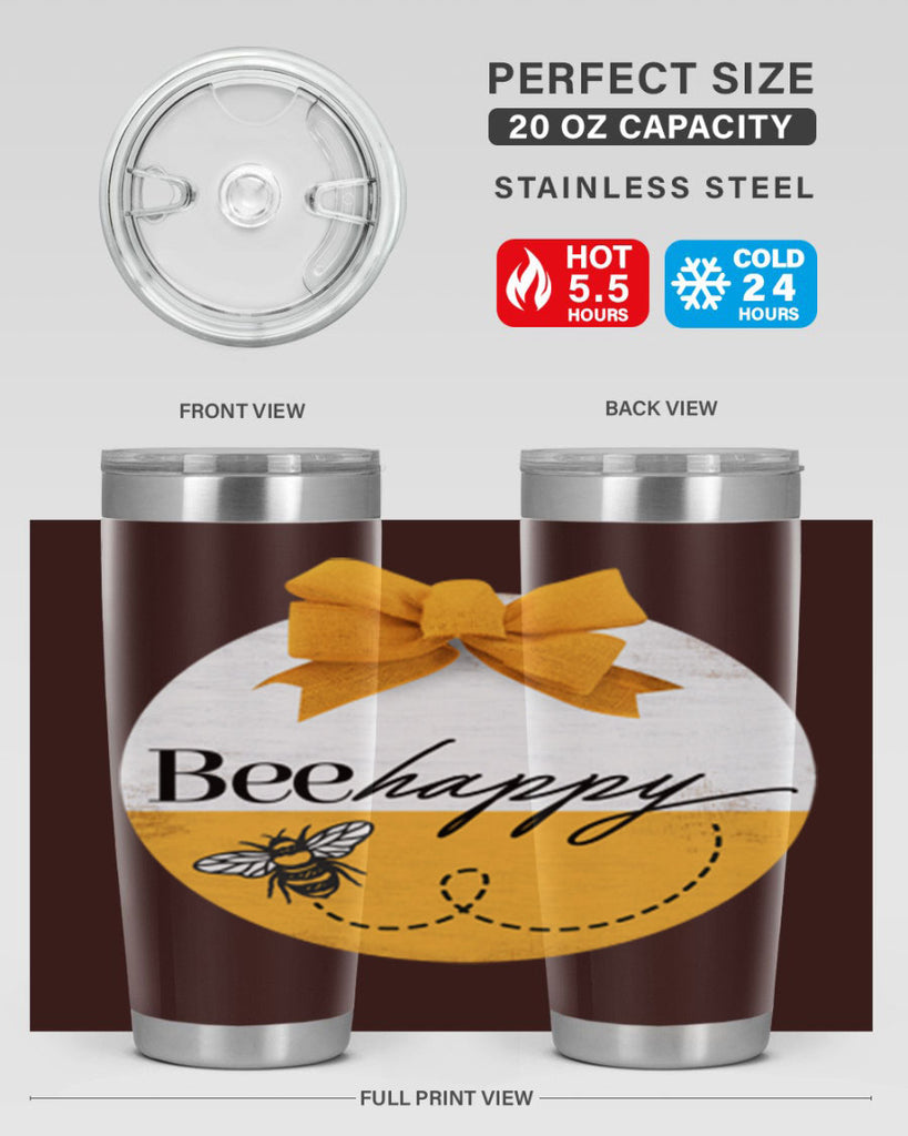 Bee Happy Mockup27#- spring- Tumbler