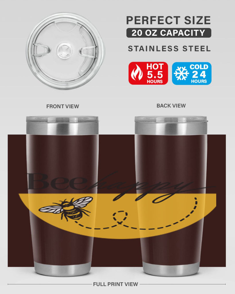 Bee Happy30#- spring- Tumbler
