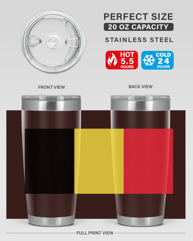 Belgium 181#- world flags- Tumbler