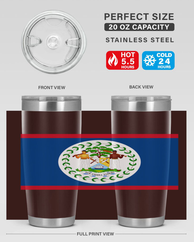 Belize 180#- world flags- Tumbler