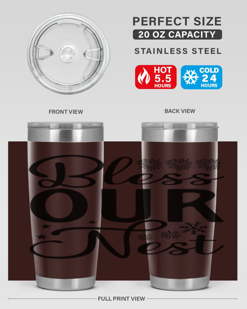 Bless Our Nest 51#- spring- Tumbler