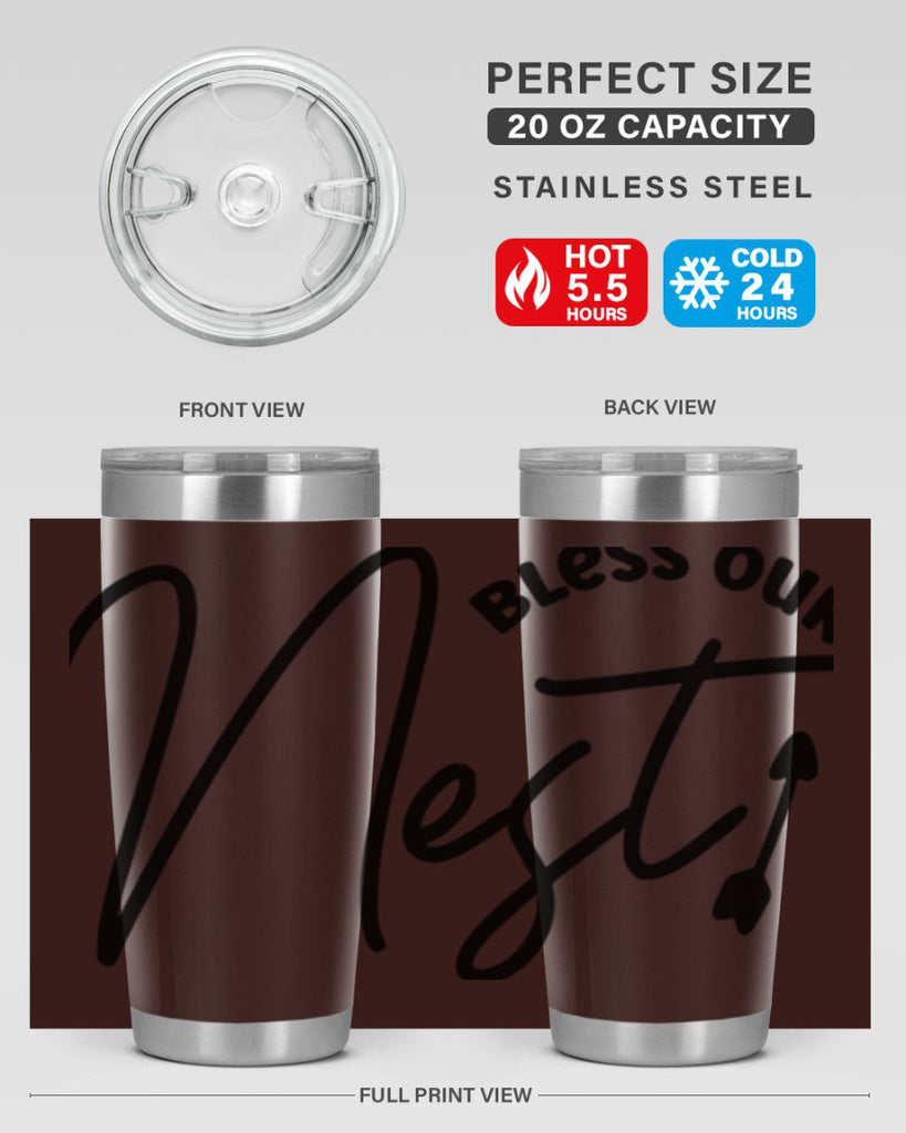 Bless Our Nest55#- spring- Tumbler