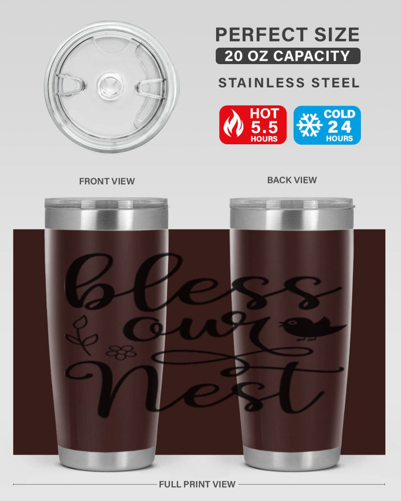 Bless our nest  68#- spring- Tumbler