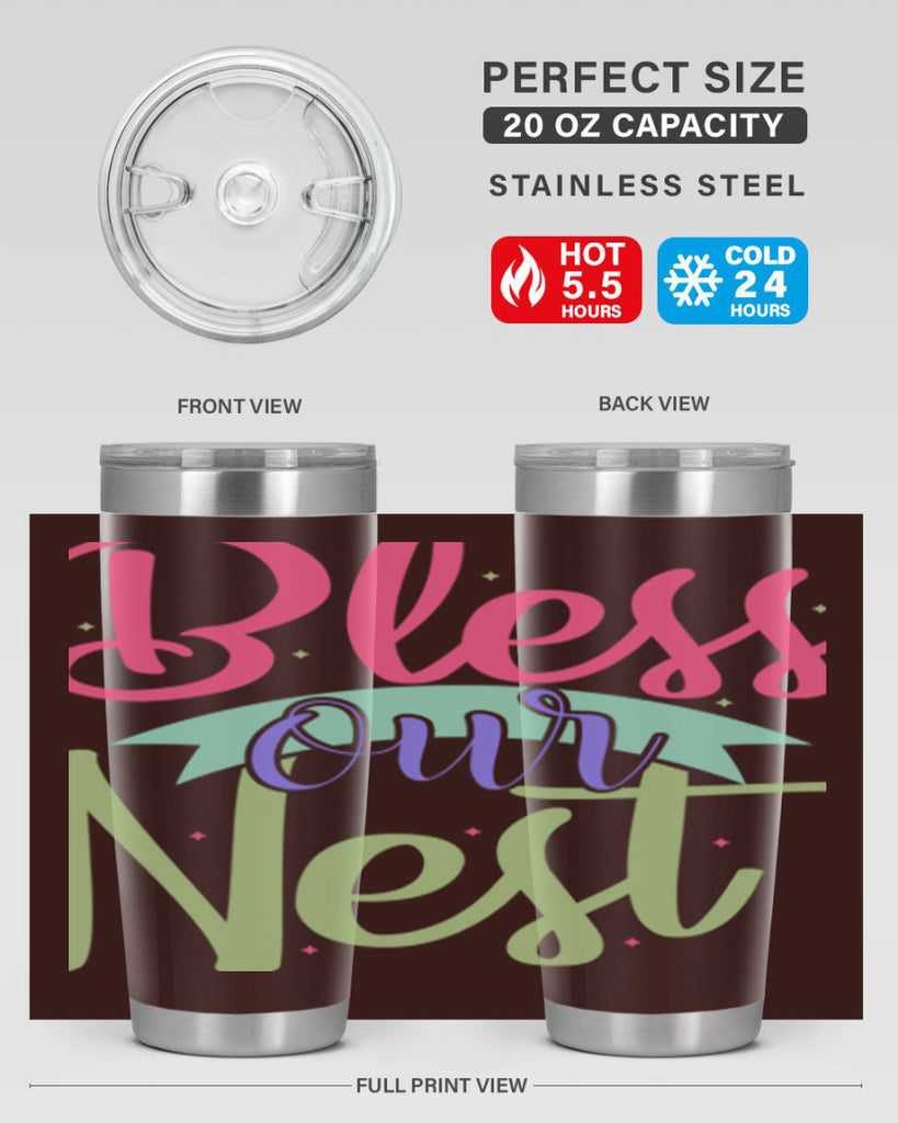 Bless our nest 49#- spring- Tumbler