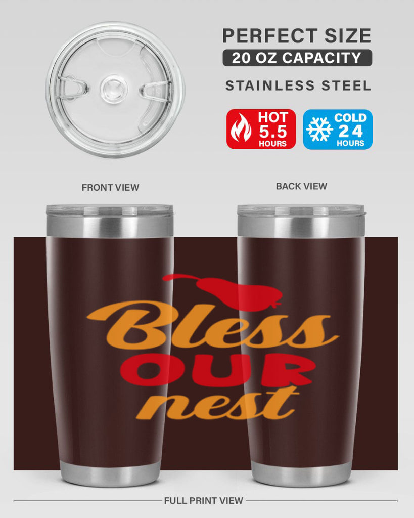 Bless our nest 53#- spring- Tumbler