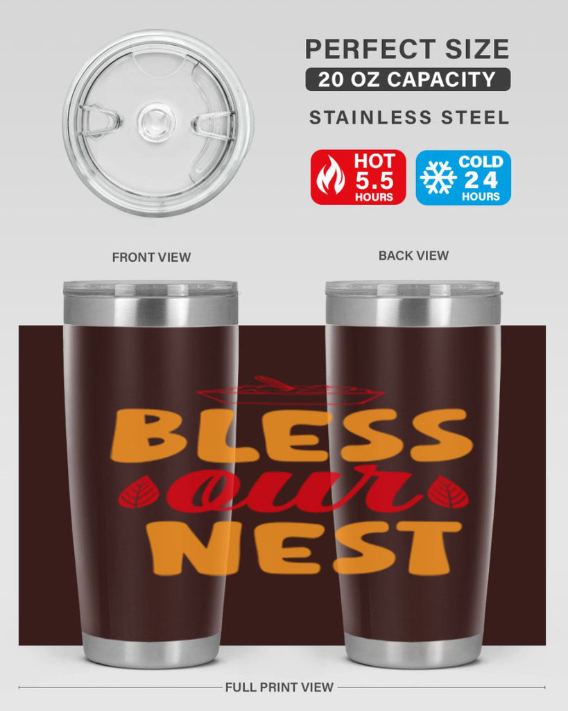 Bless our nest 54#- spring- Tumbler