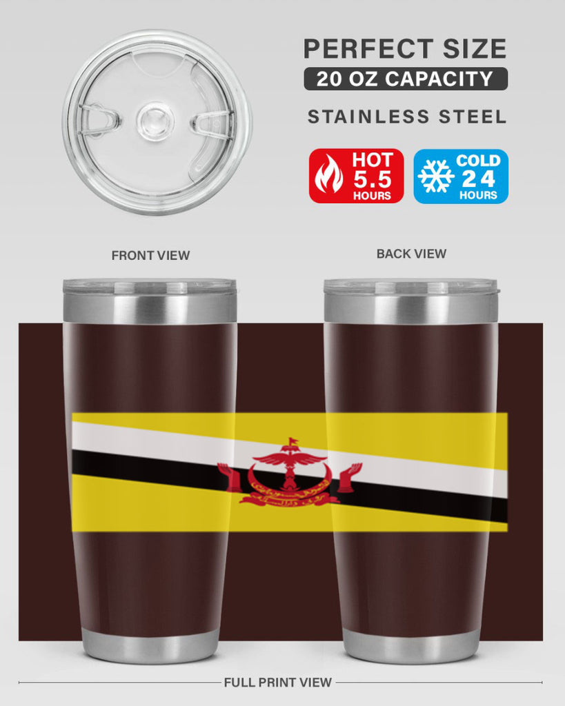 Brunei 173#- world flags- Tumbler