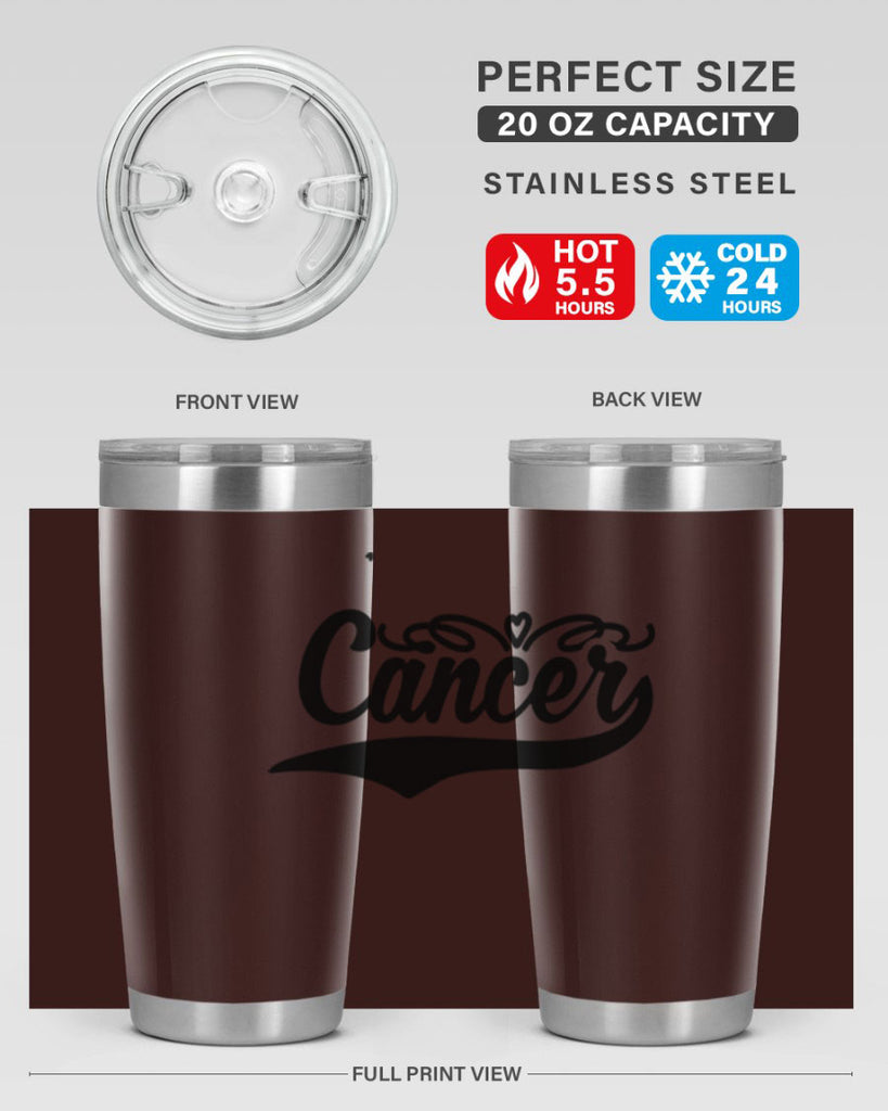 Cancer 155#- zodiac- Tumbler