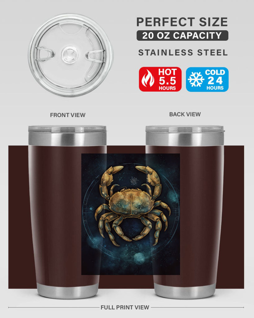 Cancer 57#- zodiac- Tumbler