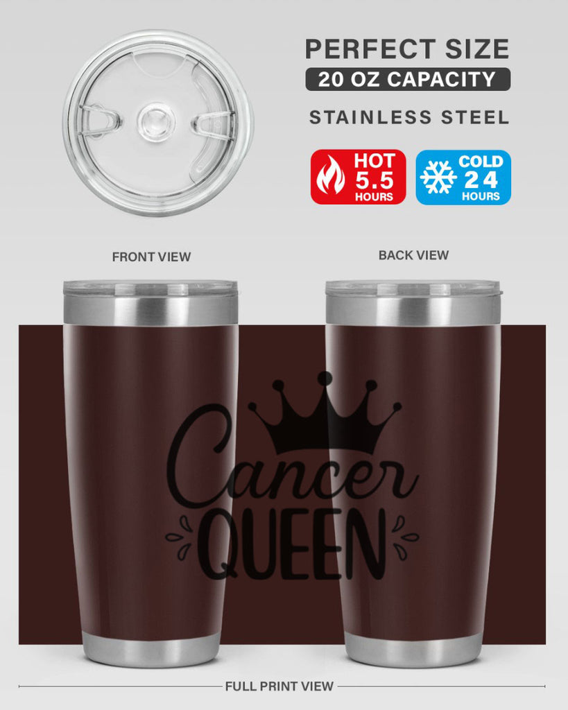 Cancer queen 161#- zodiac- Tumbler