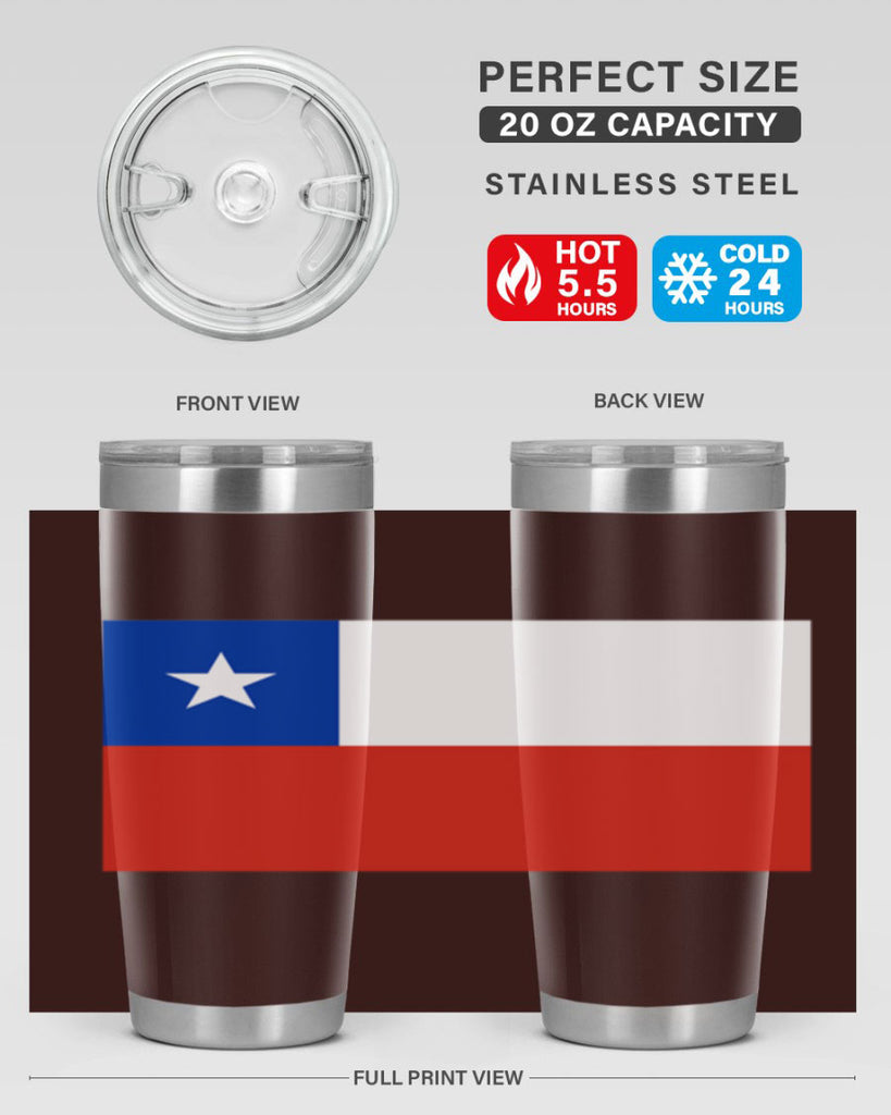 Chile 163#- world flags- Tumbler