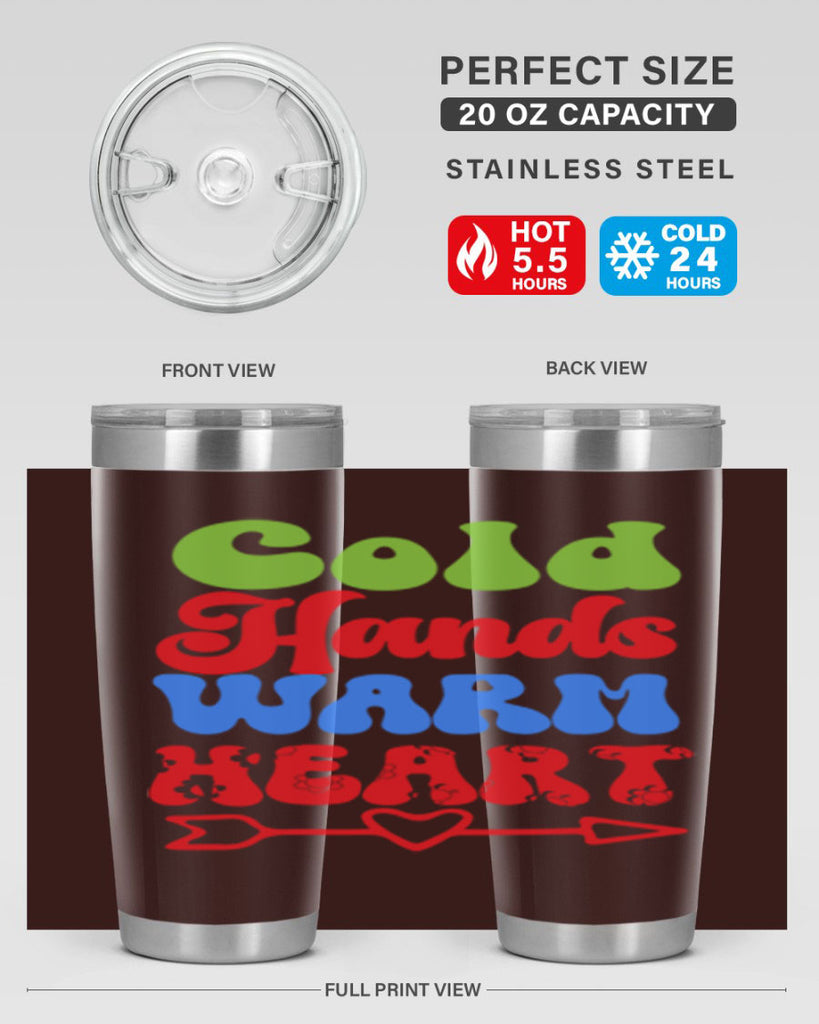 Cold hands warm heart 52#- winter- Tumbler